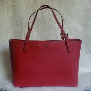 SOLD‼️⭐️NWOT! Never Used⭐️Tory Burch Red Leather York Tote